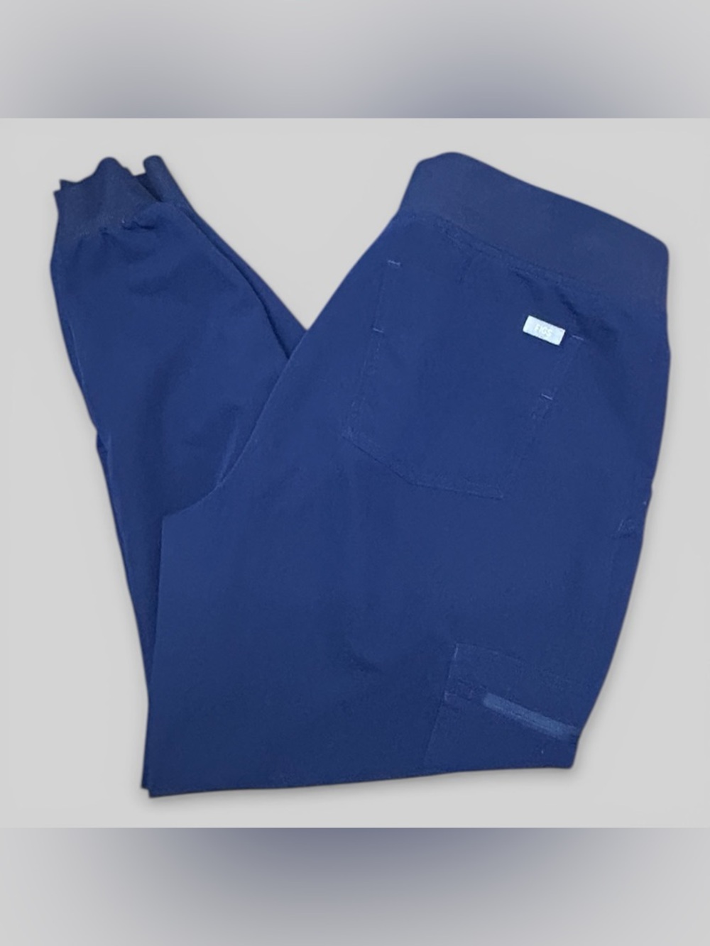 Figs Zamora Jogger Scrub Pants Navy Blue Size LP Large Petite - Picture 6 of 11